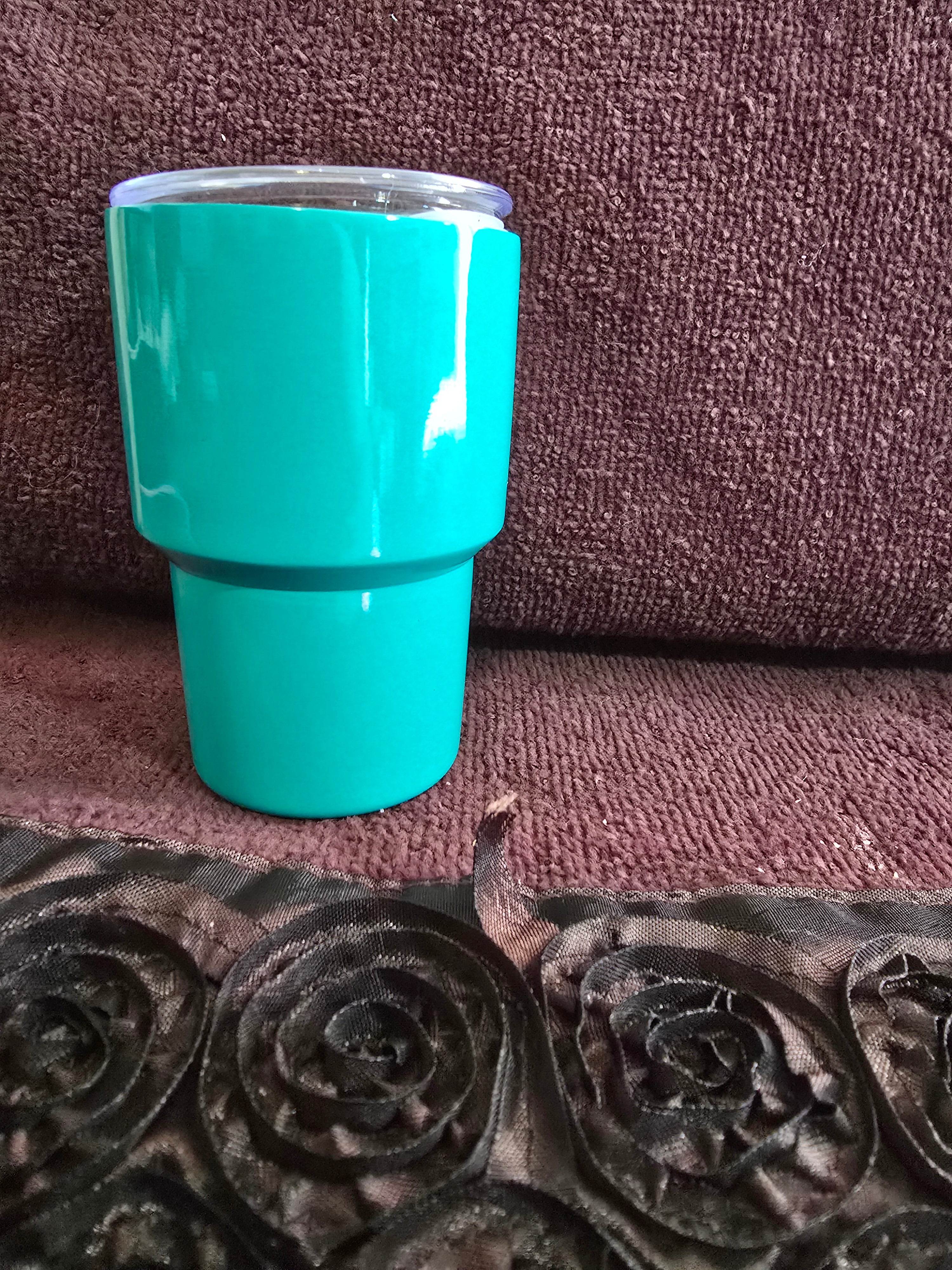 3 oz Mini Tumbler Shot Glass with Metal Straw