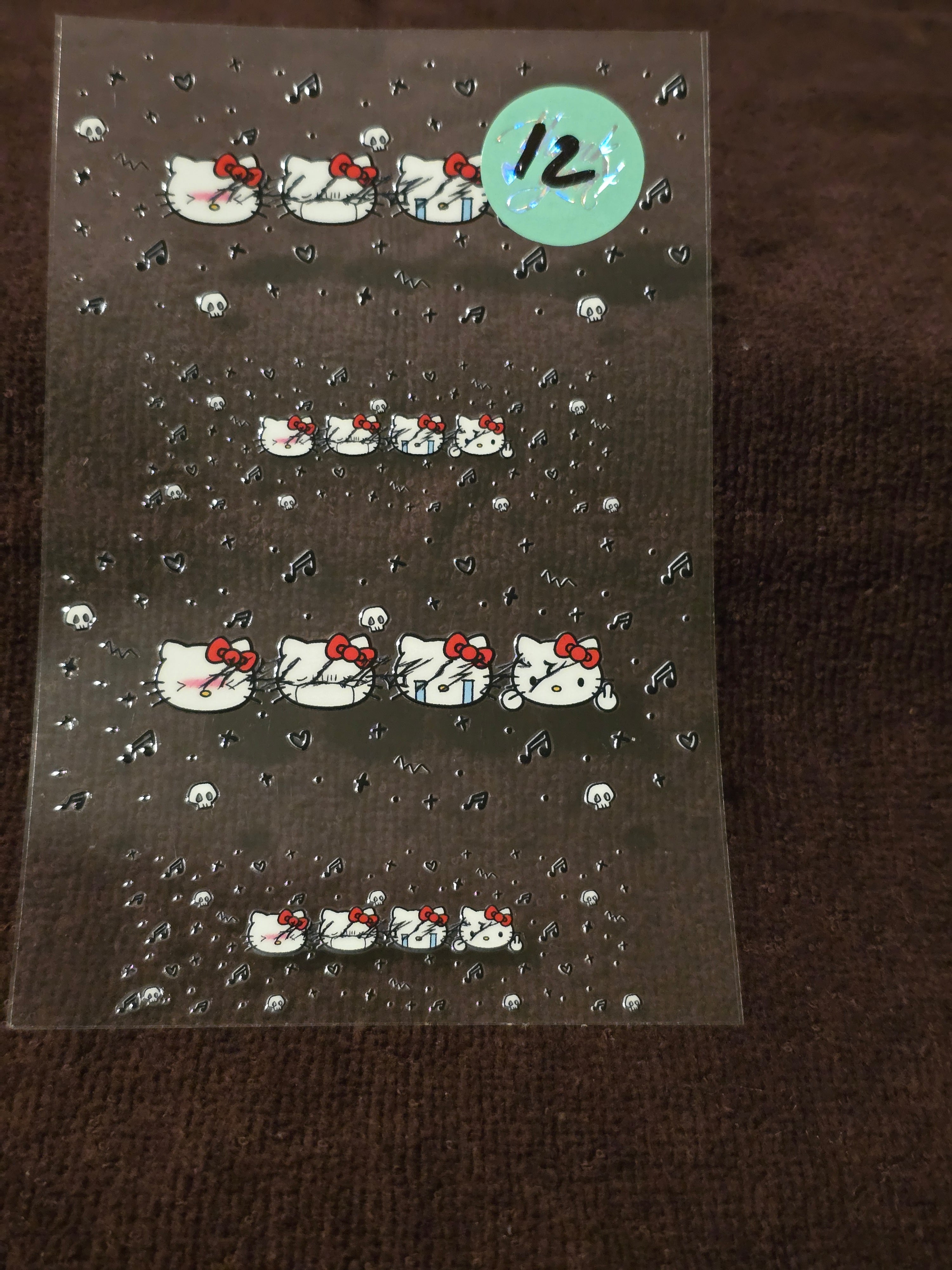 #12 🎀 Cute Kitty -   3 oz Mini Tumbler Decal