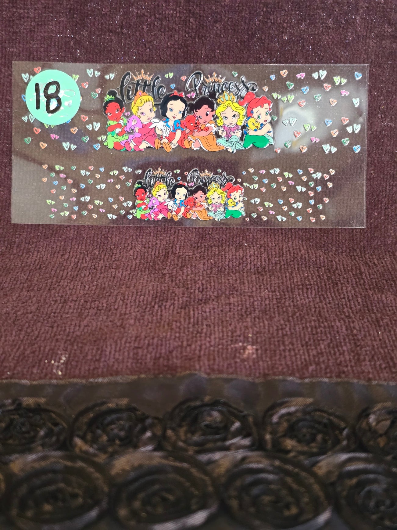 #18 Little Princess Babies – 3 oz Mini Tumbler Decal
