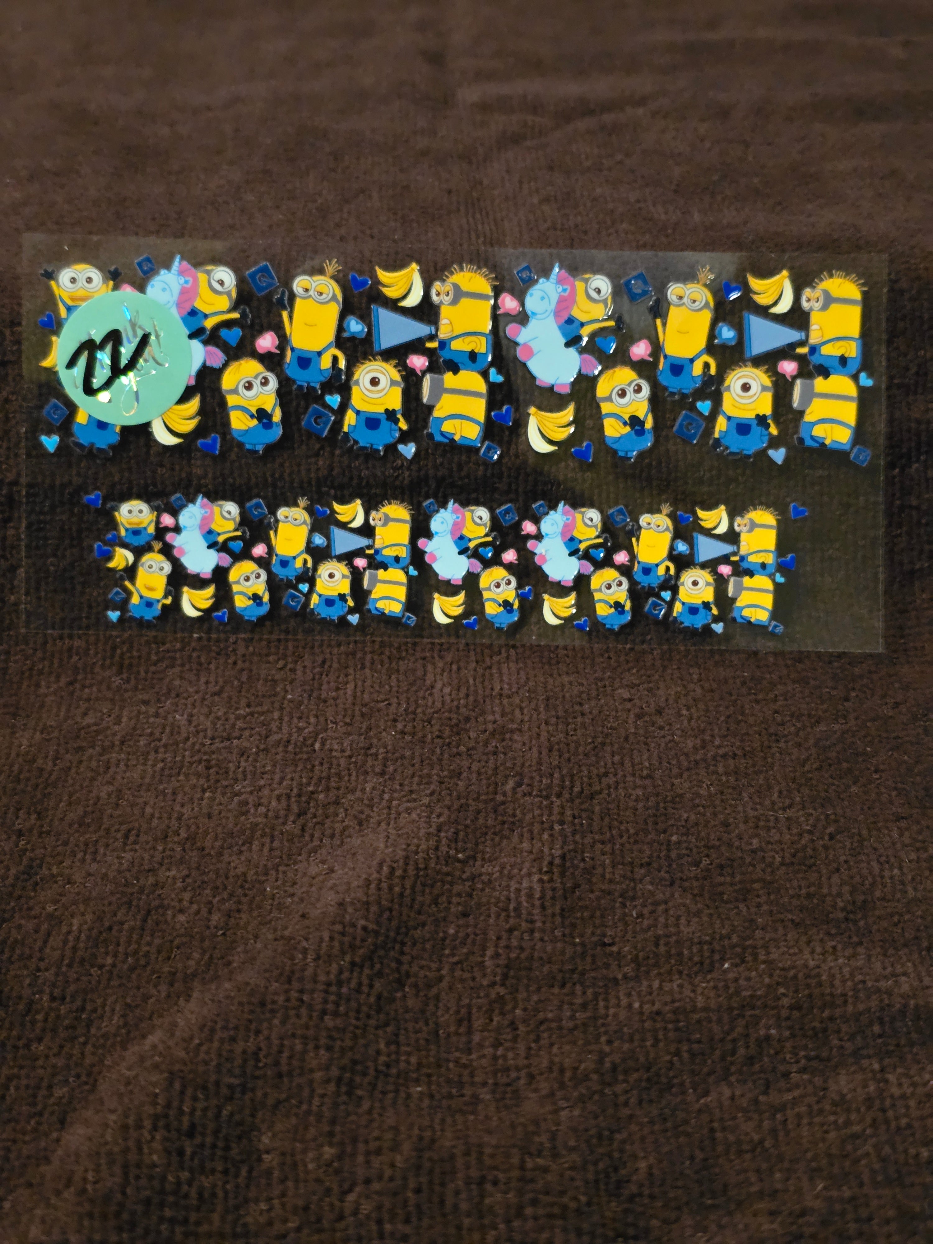 #22 Minion-Themed - 3 oz Mini Tumbler Decal