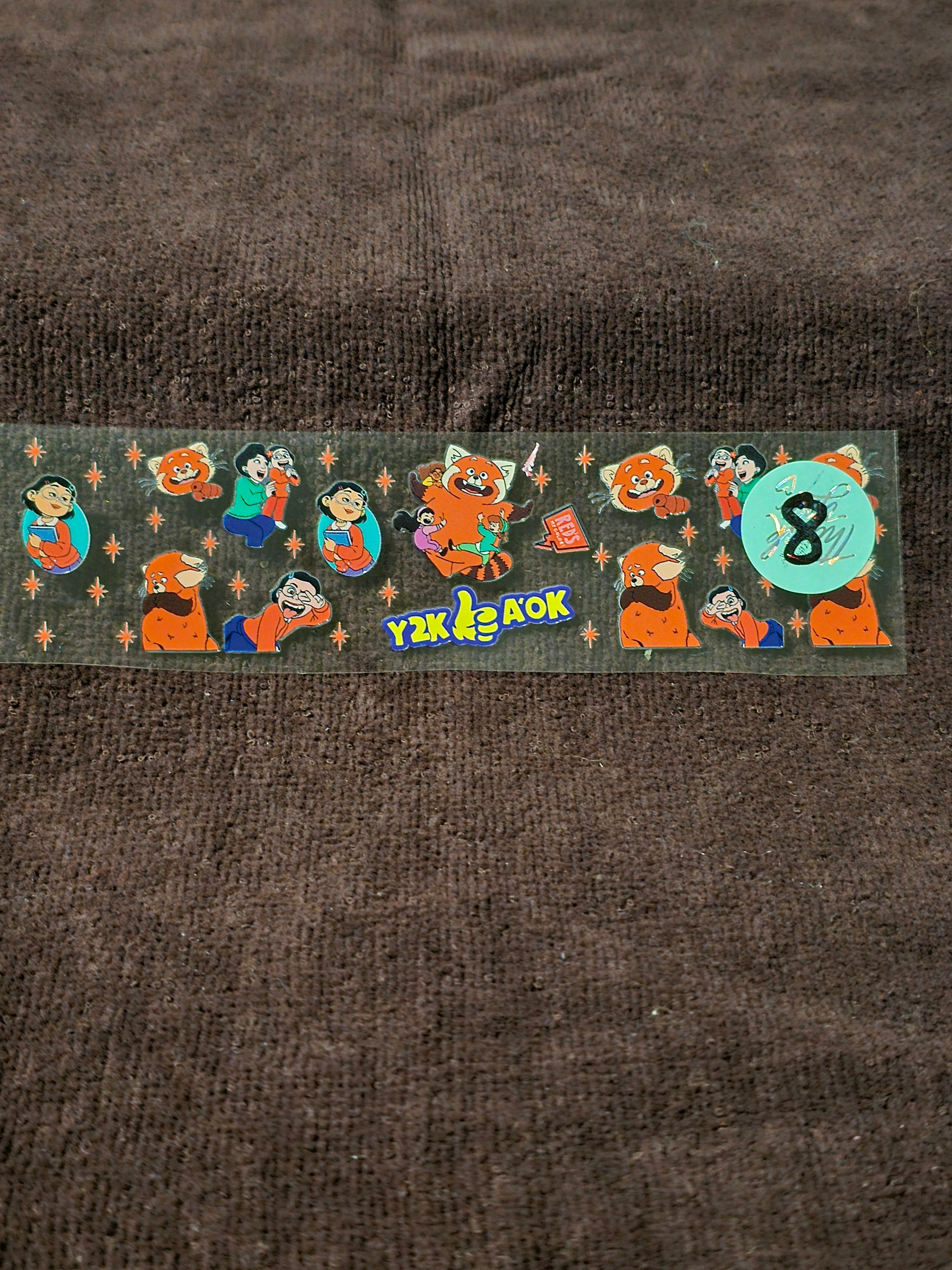 #8 Y2K Is A-OK Retro Cartoon - 3 oz Mini Tumbler Decal