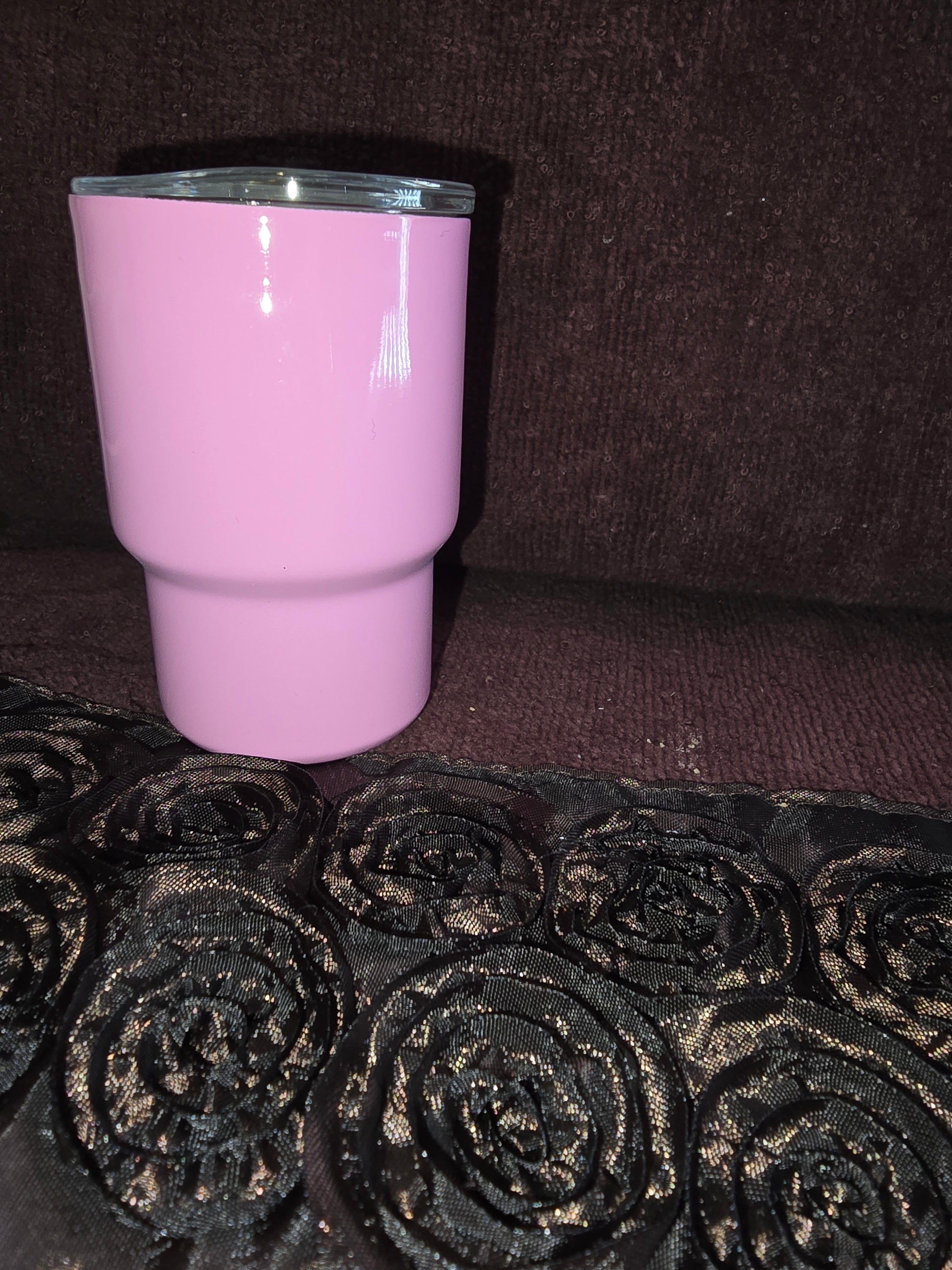 3 oz Mini Tumbler Shot Glass with Metal Straw