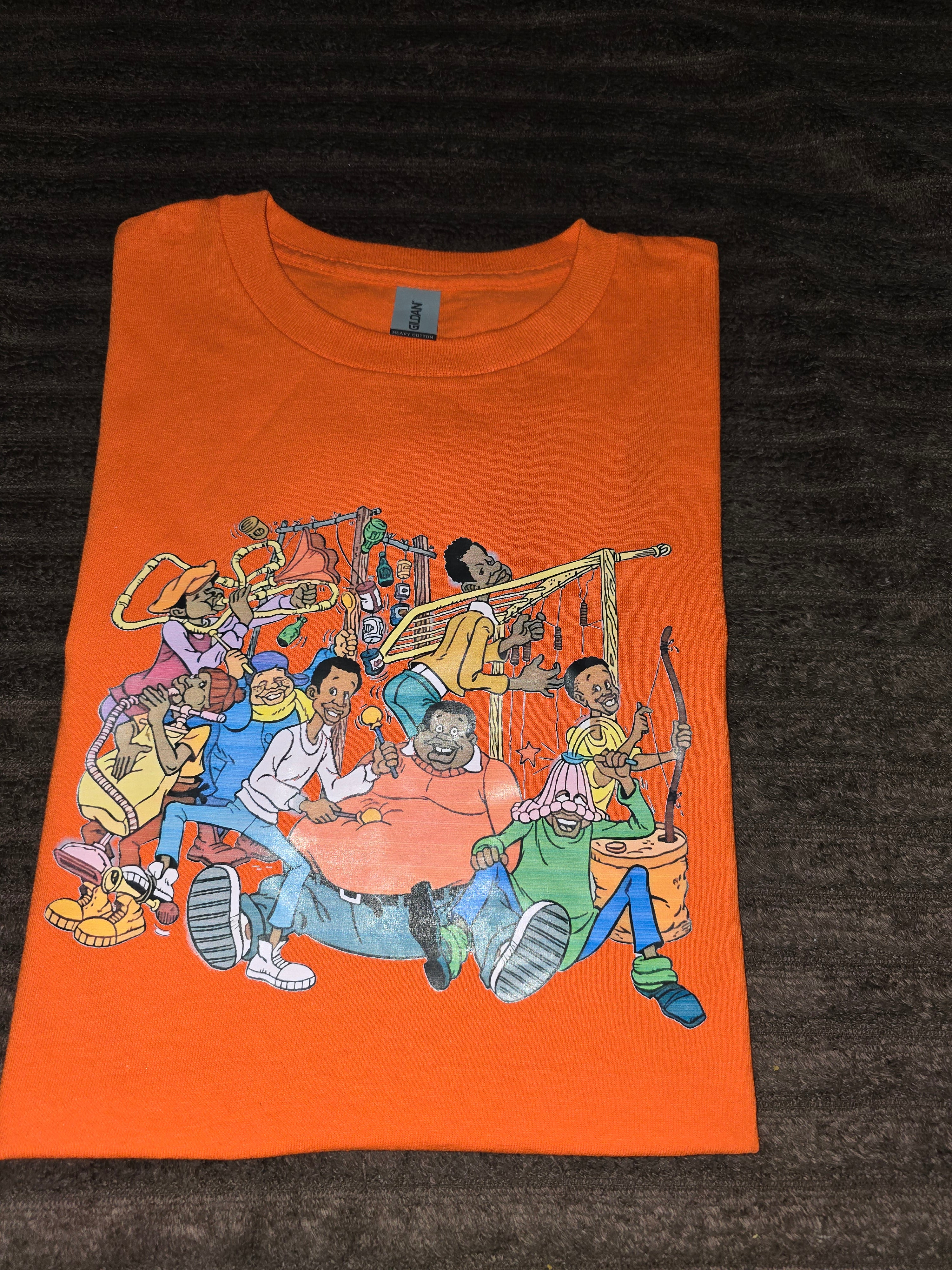 "Vibrant Cartoon Character Design"  Graphic T-Shirt