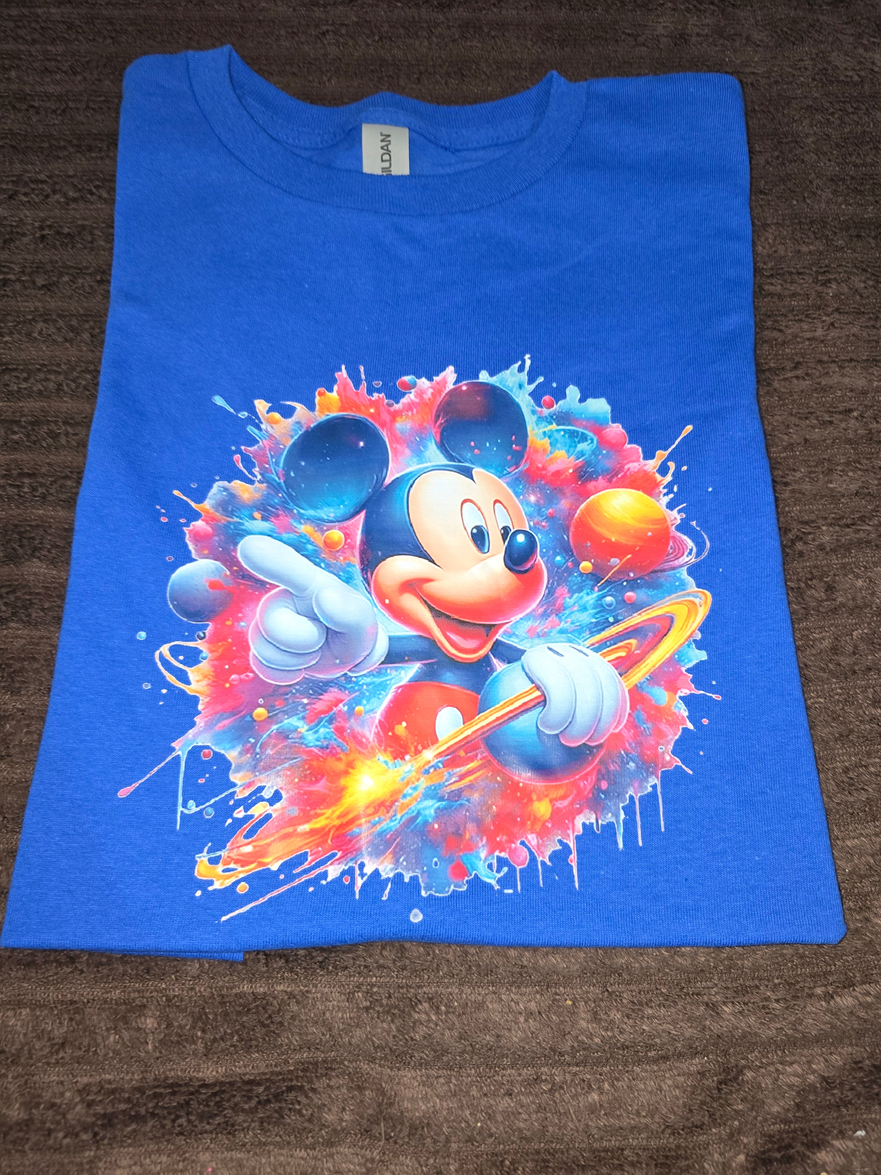"Space-Theme Mouse" Graphic T-Shirt