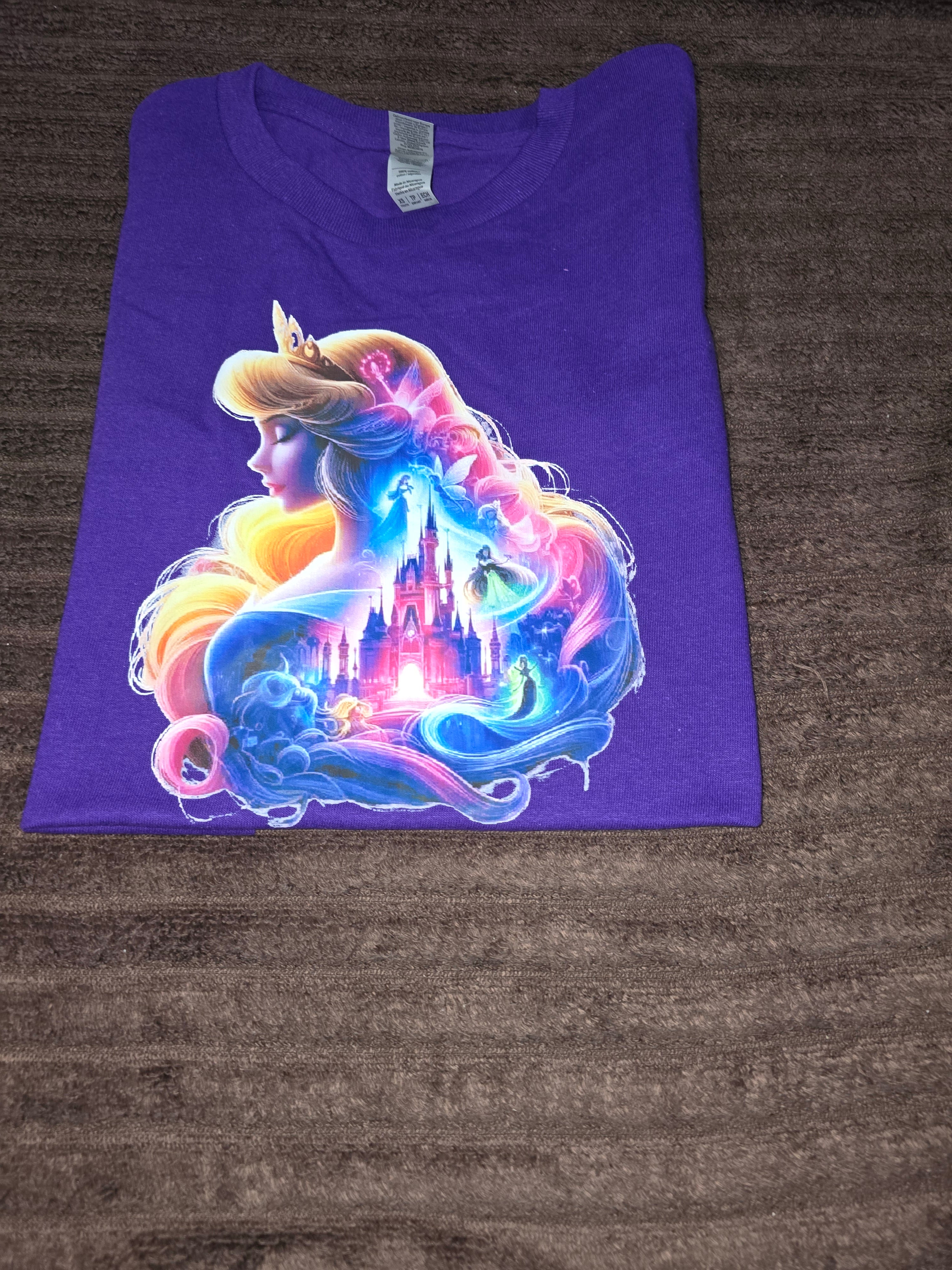 Princess Fantasy Castle Graphic T-Shirt
